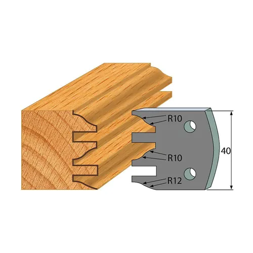 IGM profil 124 - pár omezovačů 40x4mm SP
