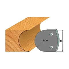 IGM profil 131 - pár omezovačů 40x4mm SP