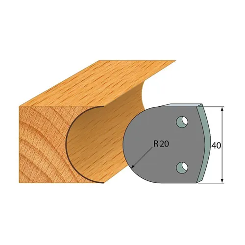 IGM profil 131 - pár omezovačů 40x4mm SP