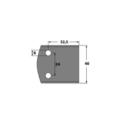 IGM Blanket omezovačů - LB32,5-40x16x4mm SP 2ks