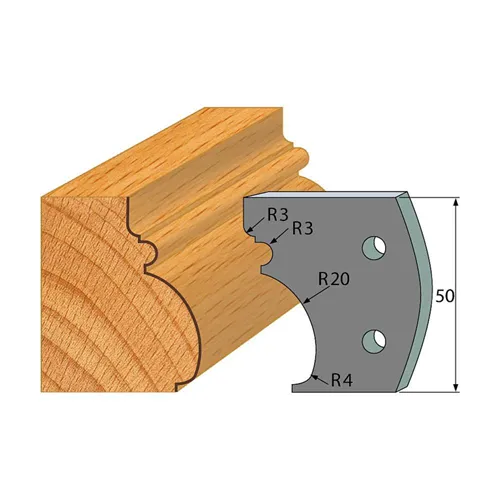 IGM profil 501 - pár omezovačů 50x4mm SP