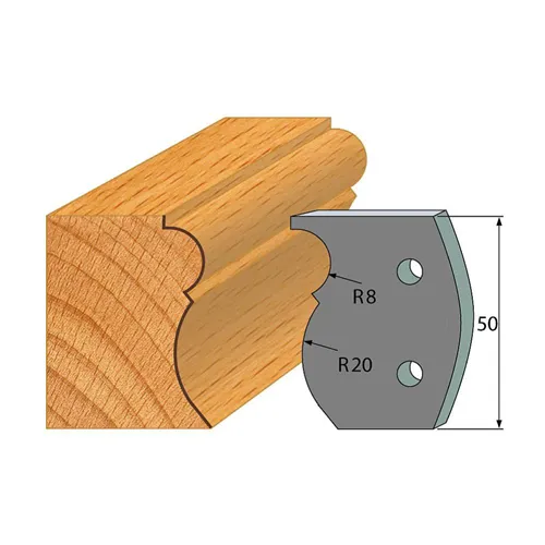IGM profil 502 - pár omezovačů 50x4mm SP
