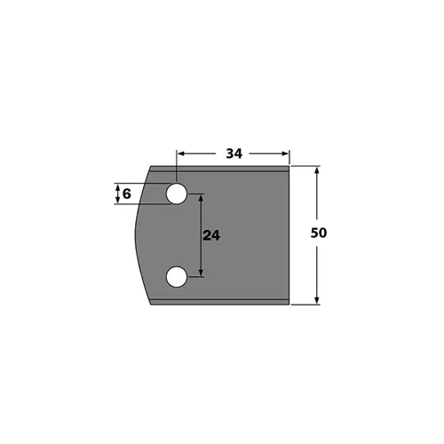 IGM Blanket omezovačů - LB34-50x18x4mm SP 2ks