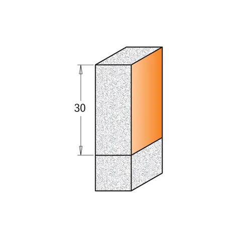 IGM F052 Ořezávací žiletková fréza s ložiskem na CORIAN - D19,05x30 L83 S=12