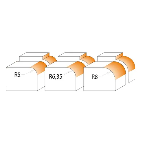 IGM F061 Radiusová žiletková fréza HW - R5 D28,8x19,5 L64 S=8