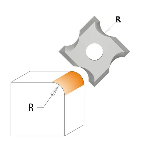 IGM F062 Radiusová žiletková fréza HW - R3 D27x3 L57,5 S=8