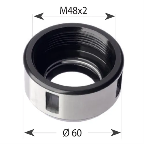 Matice pro hlavy HSK F400-01761 - M48x2-60 P s ložiskem