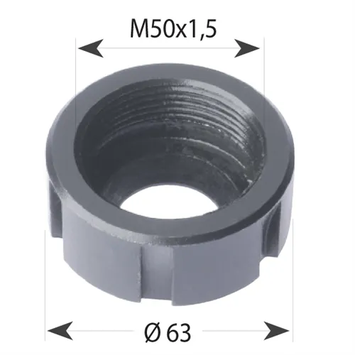 Matice pro hlavy ER40 - M50x1,5-63 P