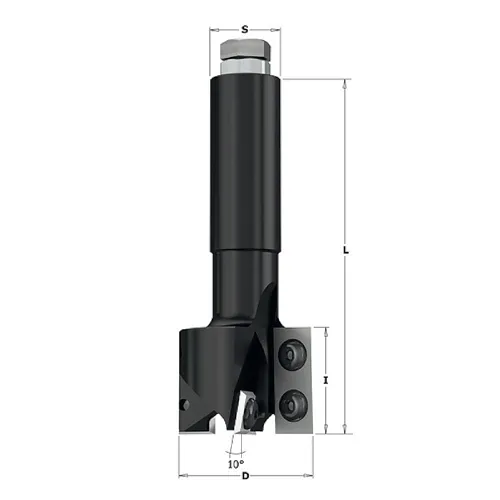 IGM F453 Drážkovací fréza zavrtávací HW - D40x29,5 L100 S=20 Z2+2