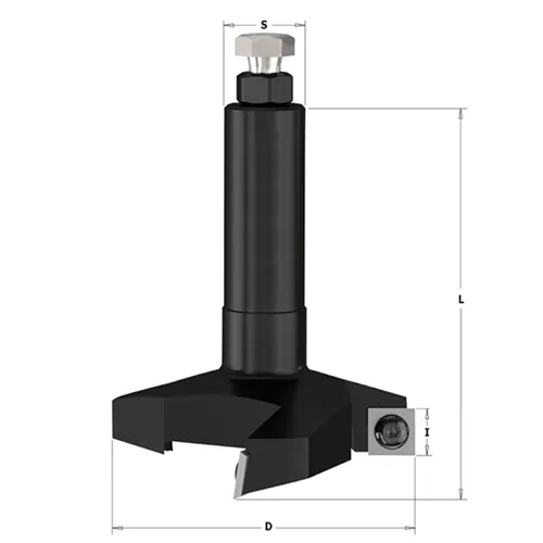 IGM Stopková fréza na plochy HW - D80x12 L90 S=20x60 Z3