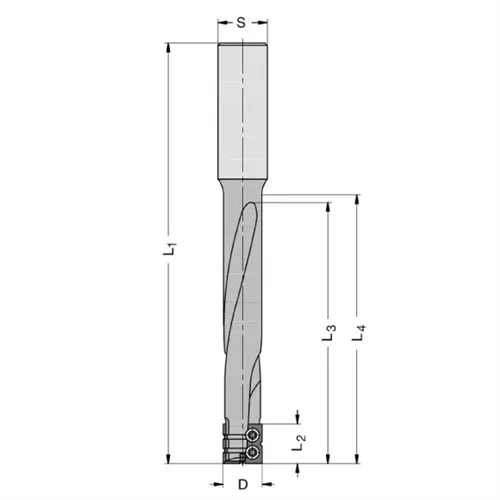 IGM Dlabací fréza na dveře žiletková D16x23 L150mm S=16 Z2  HW