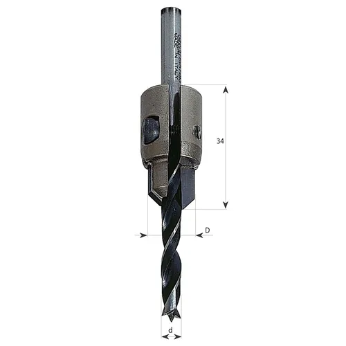 IGM Záhlubník stavitelný - D=11-15 d=3-7  L34