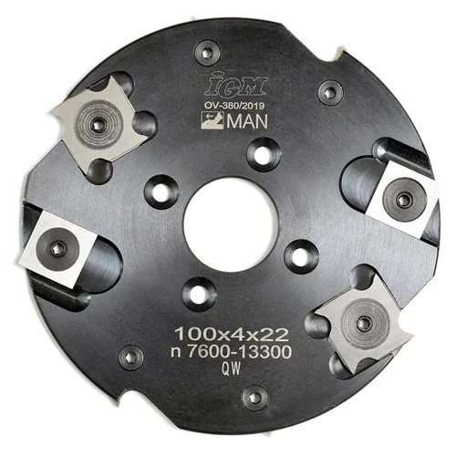 IGM F602 Fréza na lamelové spoje MAN - D100x4 d22 Z4+4 OCEL