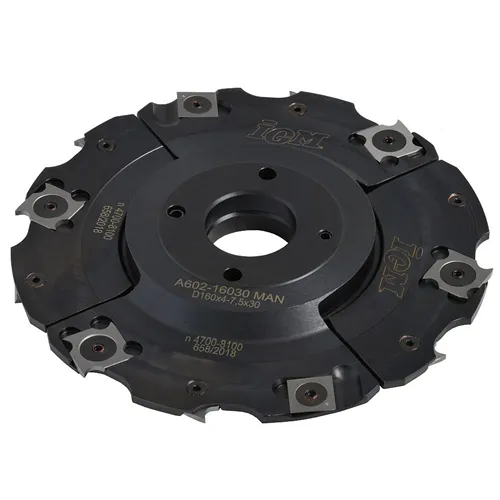 IGM F602 Stavitelná drážkovací fréza MAN - D160x4-7,5 d30 Z4+4 OCEL