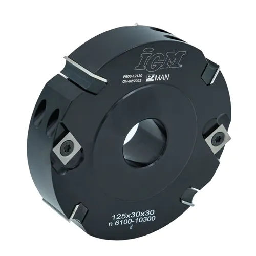 IGM F608 Falcovací fréza s rovnými zuby MAN - D125x30 d30 Z4 V4 ALU