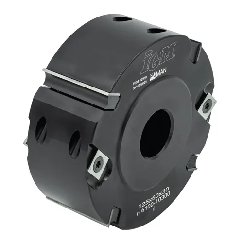 IGM F608 Falcovací fréza s rovnými zuby MAN - D125x50 d30 Z4 V4 ALU