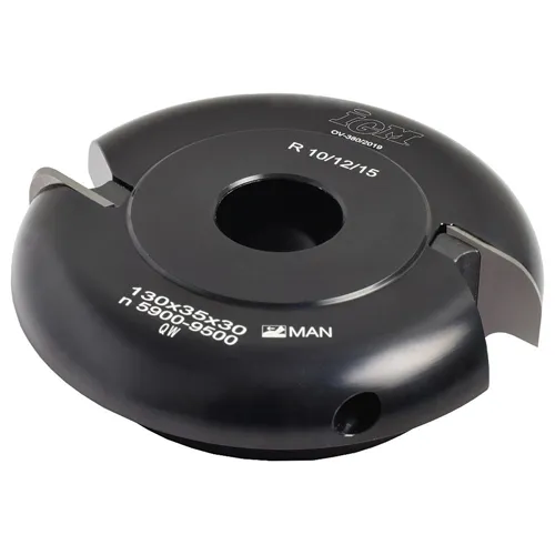 IGM F612 Fréza zaoblovací konvex-konkáv R10 MAN - D130x35 d30 Z2 ALU