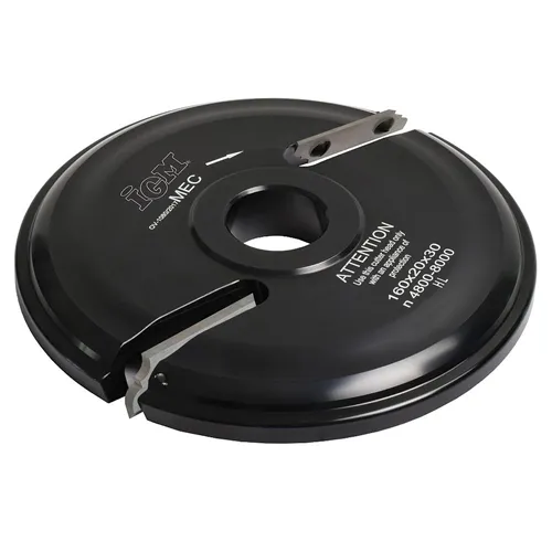 IGM F631 Výplňová fréza MEC - Profil A, D160x20 d30mm Z2 horní ALU