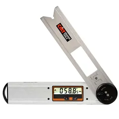 CMT Digitální úhloměr s pravítkem 0°- 220°, rozlišení na 0,05°