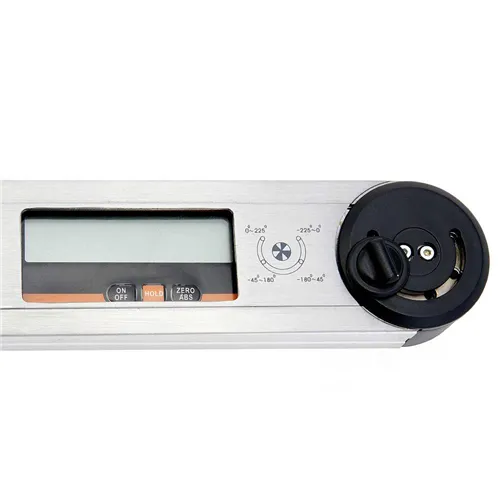 CMT Digitální úhloměr s pravítkem 0°- 220°, rozlišení na 0,05°
