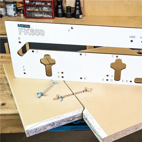 IGM FK650 Šablona pro spoj kuchyňských desek 650mm