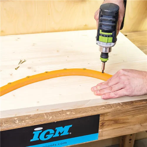 IGM Flexibilní šablona pro frézování oblouků a křivek - 1200x12x12mm