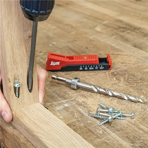 IGM Pocket Hole Vruty - 4x32mm, jemný závit, talířová hlava, 300 ks