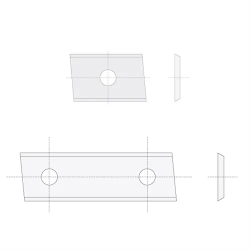 IGM N014 Žiletka tvrdokovová Z2 zkosená - 30x12x1,5 LaminoMDF P