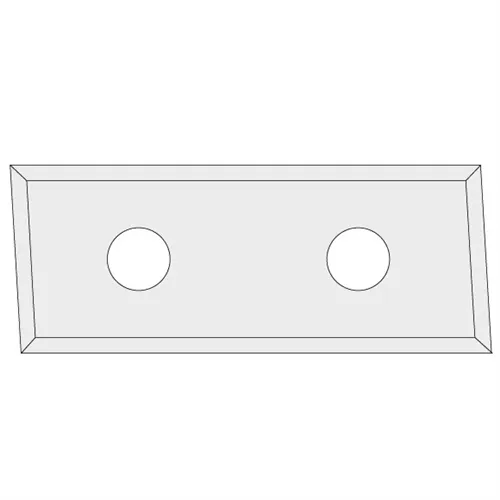 IGM N017 Žiletka tvrdokovová Z4 zkosená 3° - 28,3x12x1,5 LaminoMDF