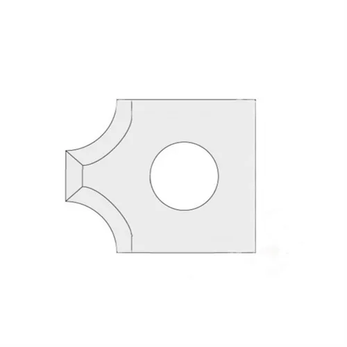 IGM N031 Žiletka tvrdokovová radiusová - 2xR2 16x17,5x2 UNI