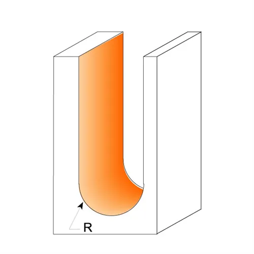 CMT Čelní vypouklá fréza - R8 D15,8x9,5 L50,8 S=6 (Rozbalené)