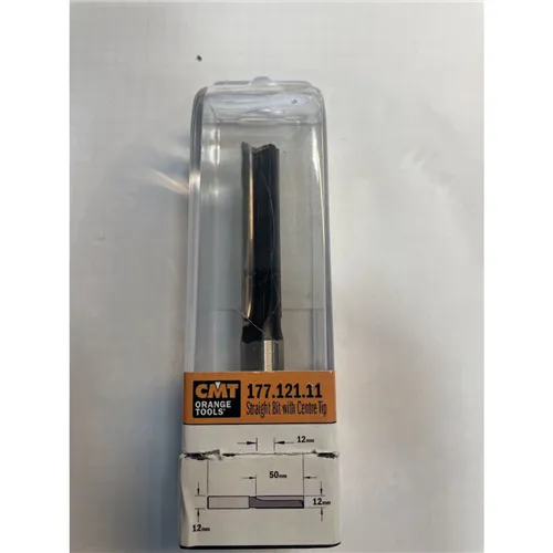 CMT 177 Drážkovací fréza se zavrtávacím zubem - D12x50 L100 S=12 HW (Použito)