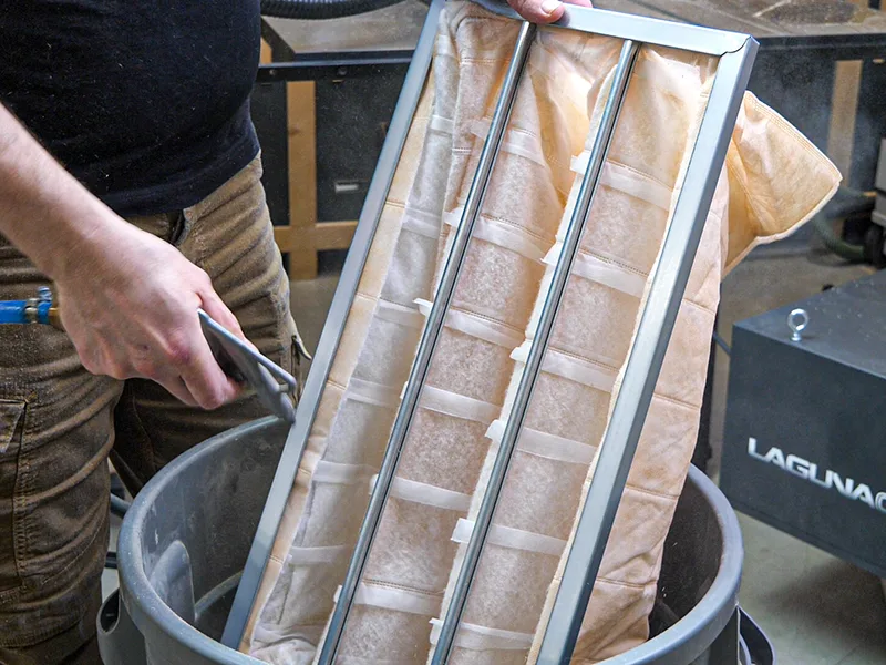 Čištění filtru vzduchem