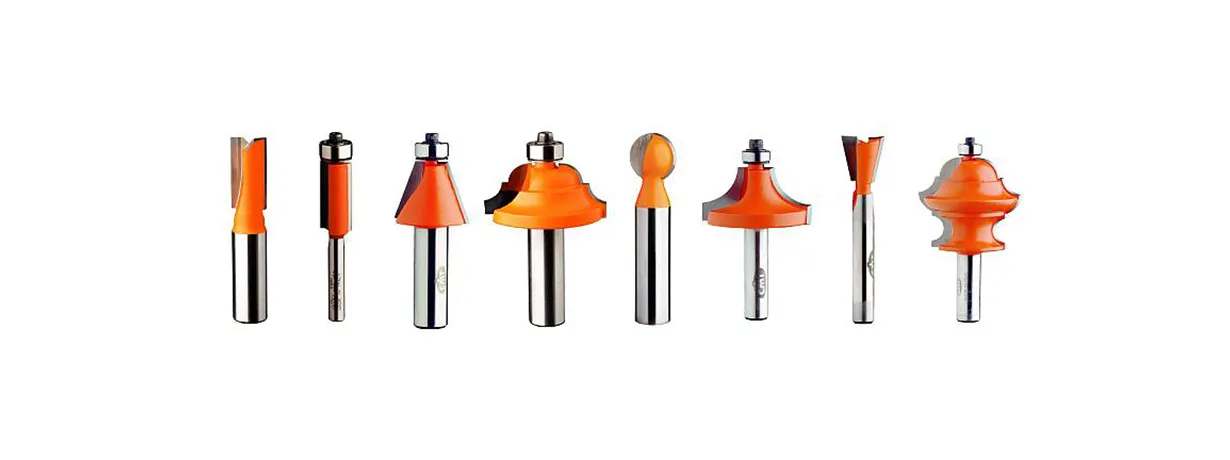 různé stopkové frézy CMT Orange Tools